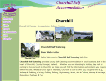 Tablet Screenshot of churchillselfcatering.ie
